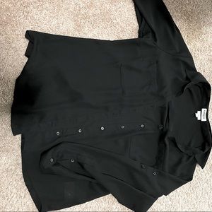 Black button up blouse (express)